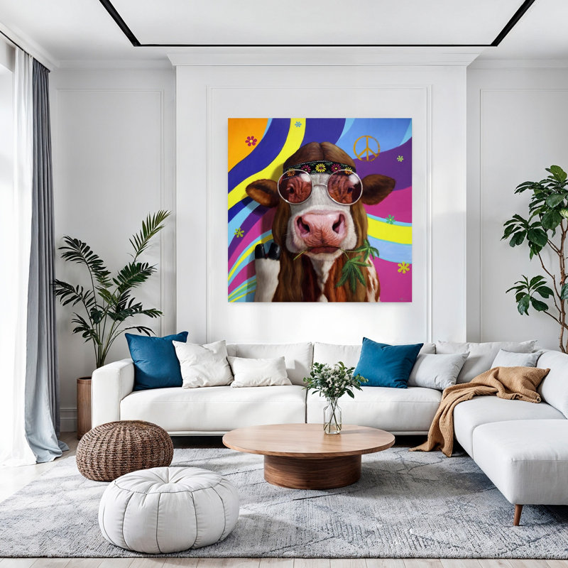 Art contemporain urbain, H 48 po x l 48 po
