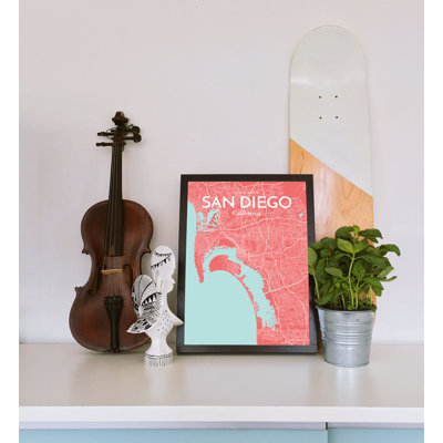 «San Diego», impression sur papier non encadrée