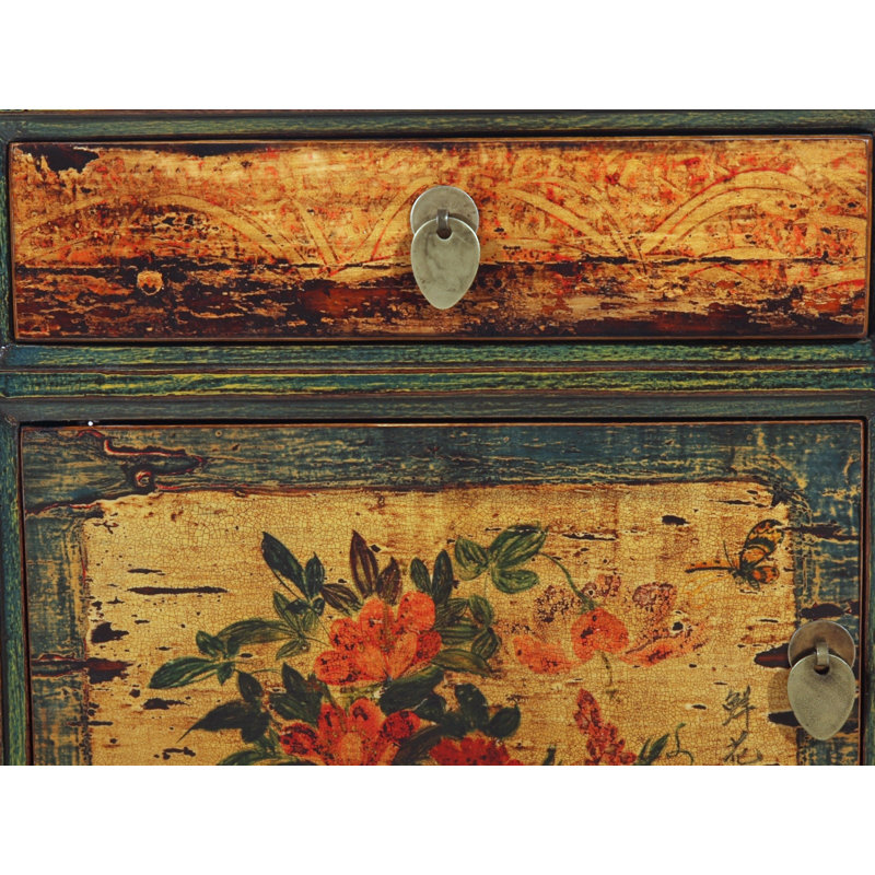 Aherin Solid Wood Bedside Table