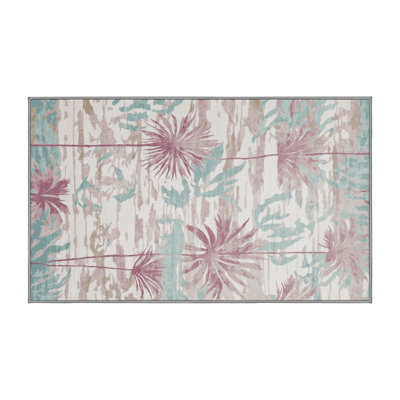 Machine Washable Gray Area Rug