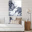 «Black and White Silver Creative Abstract», peinture sur toile-67364707-67364712