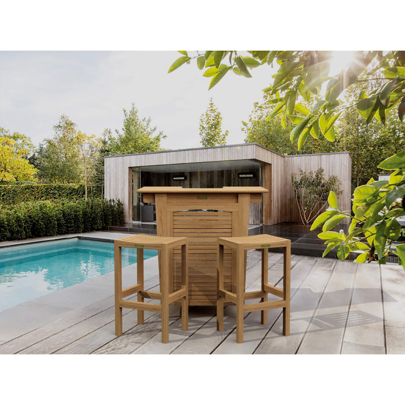 Montego Teak Home Bar