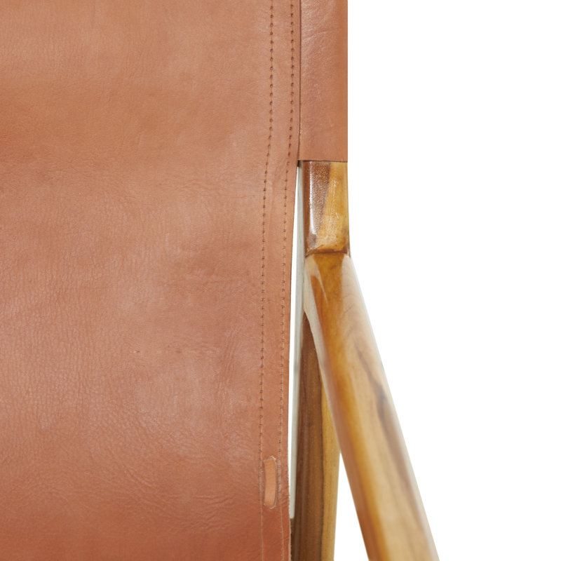 Fauteuil d'appoint Eydi, Brun