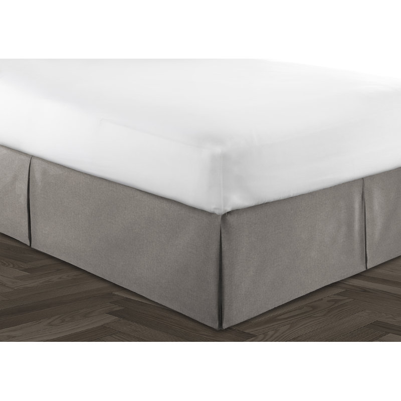 Jupe de lit Aldon, 15 po, Taupe, Très grand californien