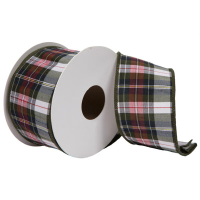 Plaid Plastic Ribbon