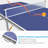 6x3ft Folding Ping Pong Table, Portable Indoor/Outdoor Table Tennis Set with Net, 2 Paddles & 3 Balls for Adults and Teens
