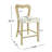 Coen 25.5" Seat Height Rubberwood Counter Stools With Curved Back-1540593160