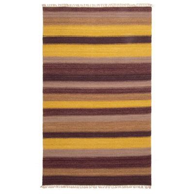 Burdella Purple Kilim 5'1" x 7'11"