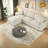 Space-saving Sectionals With Storage, Durable Polyester L-shaped Sofa For Home