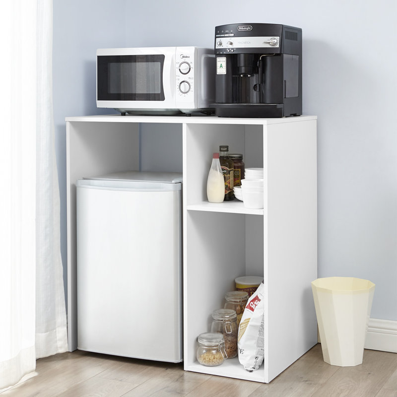 Burdman 33.75'' W Shelving Unit, White