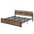 King Size Platform Bed Frame with Under Bed Storage -58771594-6323155