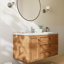 Robinet de salle de bain à un trou avec drain-97618771