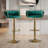 Christal Swivel Upholstered Adjustable Height Counter Stool-93480938-90489177
