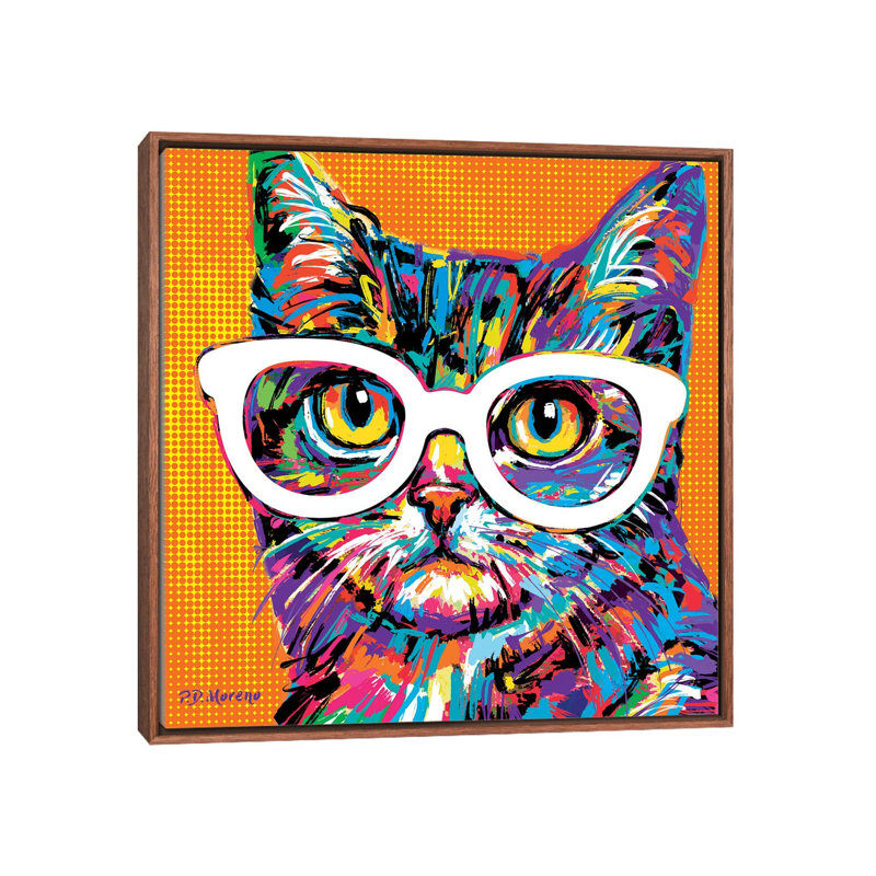 Pumpkin by P.D. Moreno - Print on Canvas, Classic Brown Wood Framed, 66.04 cm H x 66.04 cm W
