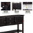 Retro Style Solid Wood Sideboard Console Table with Drawers, Cabinets and Shelf, Ideal for Multi - purpose Storage in Various Rooms