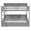 Bunk Bed With Built-In Shelves Beside Both Upper And Down Bed And Storage Drawer-1506674658