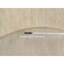 Tapis en lin 5 pi x 5 pi blanc, moderne, uni, Lori Buft Gabbeh, épais et moelleux, pure laine, noué à la main, rond, tapis oriental