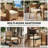 Outdoor  4'' Non-Slip Cushion Cover Water-Repellent Seat Cushion Slipcover With Portable Carry Handle.-476661660-476661663-476661634