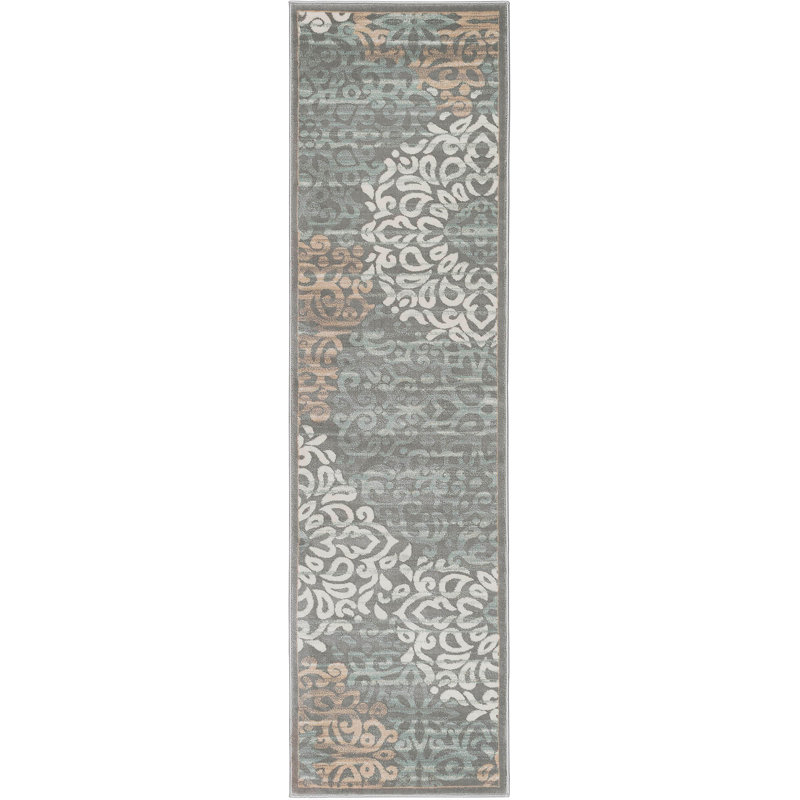  Tapis gris Ackermanville, Tapis de couloir : 2 pi 2 po x 7 pi 7 po