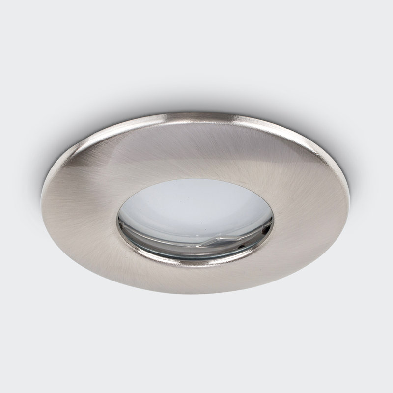 8.6cm Retrofit Downlight, Cool White, Brushed Chrome