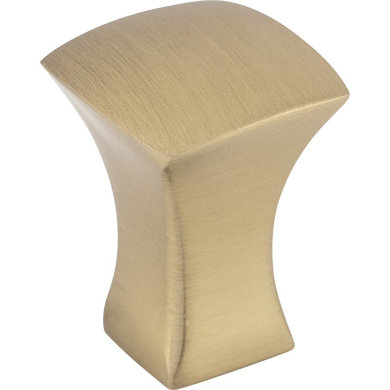 Glacier 3/4" Length Square Knob, Honey Bronze, 3/4" Length