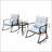 ROCKER SET CHAIR AND TEAPOY  Medium grey-166343254