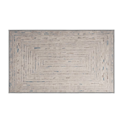 Machine Washable Gray Area Rug