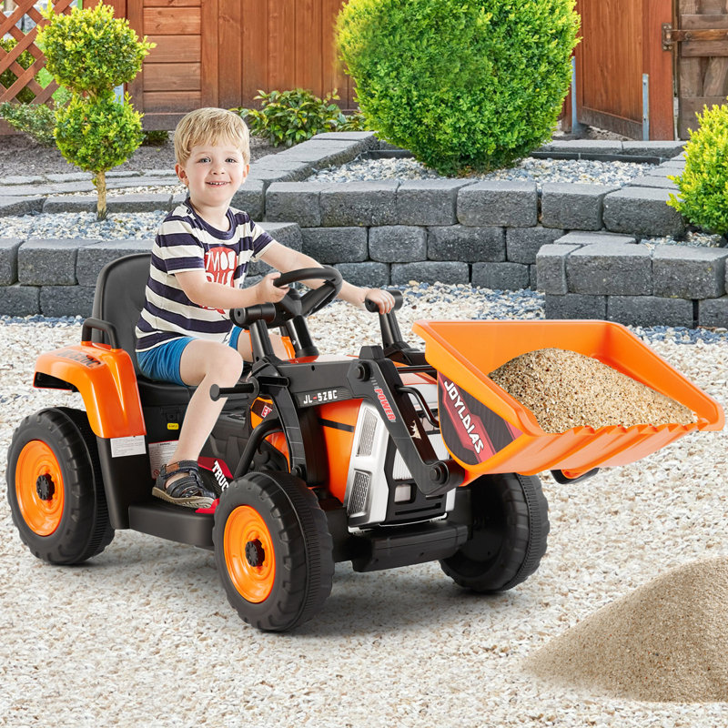 JOYLDIAS Battery Powered Ride On, Orange