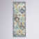 Hillsby Machine Woven Oriental Blue/Yellow/Gray Area Rug