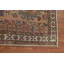 Tapis de couloir brun unique en laine noué à la main de style années 1960 de 3 pi 1 po x 10 pi 8 po Ishti