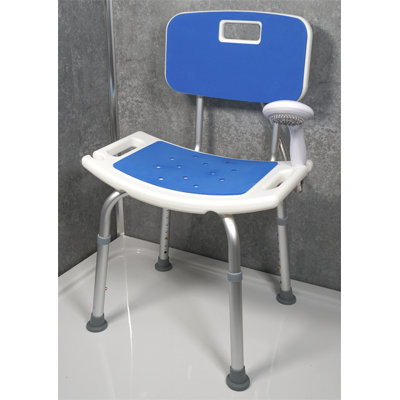 Shower Chair with Padded Seat and Backrest