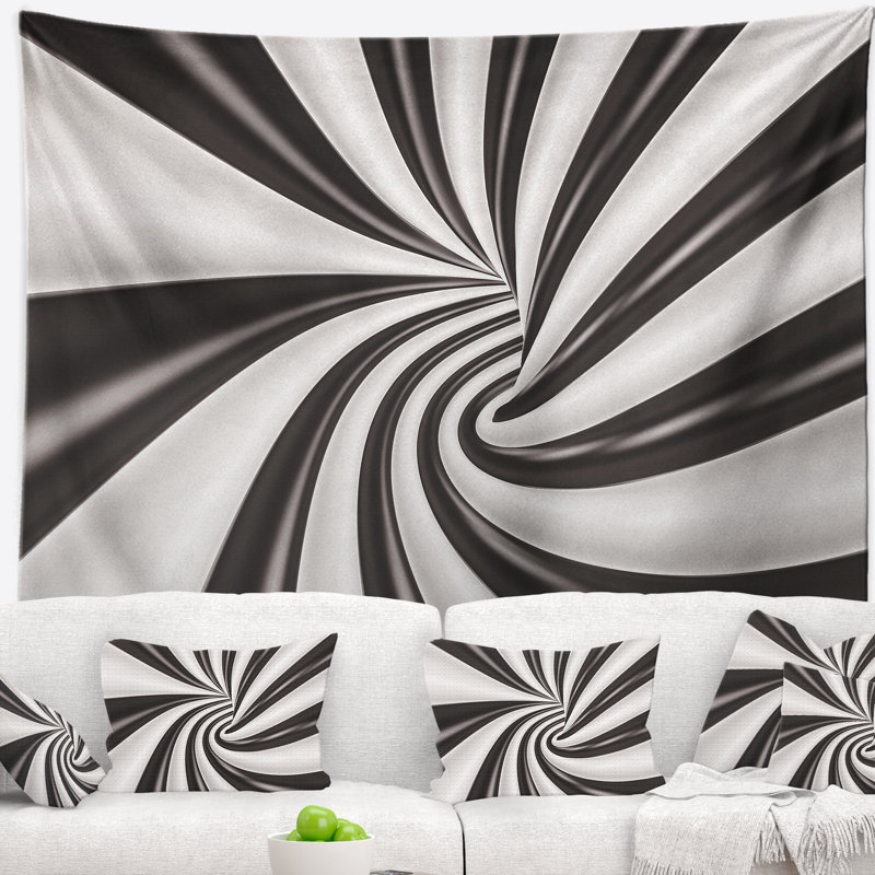 Tapisserie Fractal, H 78 po x l 92 po