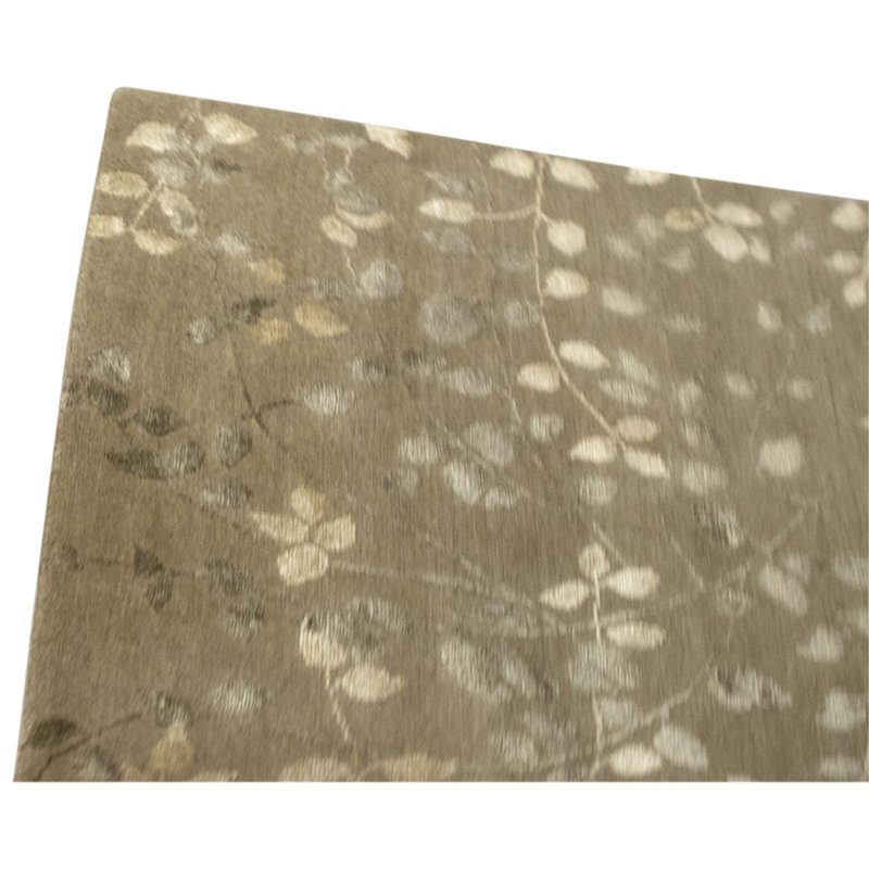 Hand Knotted Area Rug in Straw