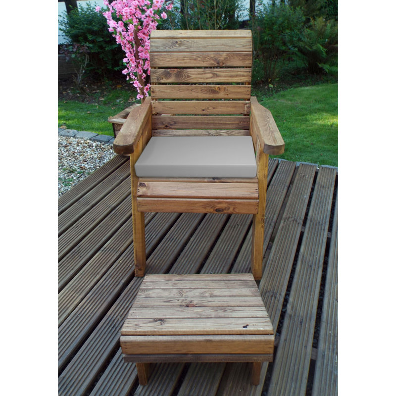 Farrar Wicker Outdoor Lounge Chair, Grey