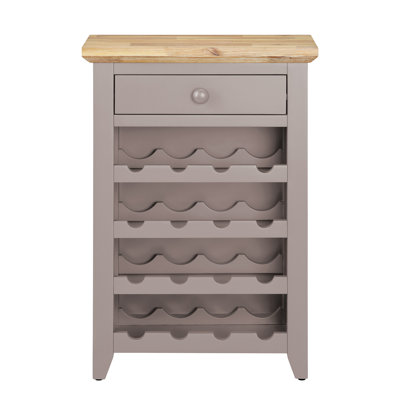 16 Bottle Floor Wine Bottle Rack in