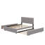 Grand lit plateforme tapissier avec 2 tiroirs et un lit gigogne-1595548328
