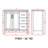 Lewey 36'' Single Bathroom Vanity with Ceramic Top-258465309