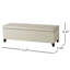 Repose-pieds en cuir avec rangement Jye Vegan-967829459