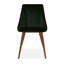 Kory Velvet Upholstered Dining Chair with Wood Effect Metal Legs-40855099-41099124-129586385