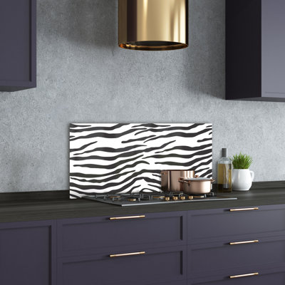 50cm W x 100cm L Glass Peel and Stick Panel