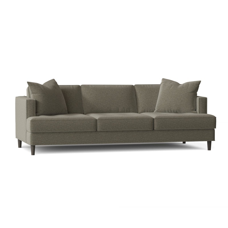 Upholstered 84'' Sofa, Vibe Ashen Chenille