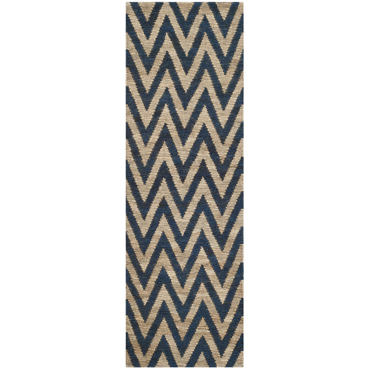Tapis en jute noué à la main Baileigh