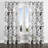 Coastal Velvet Curtains - Grey Azarian Grommet Curtain - 1 Panel-167138375-167138378