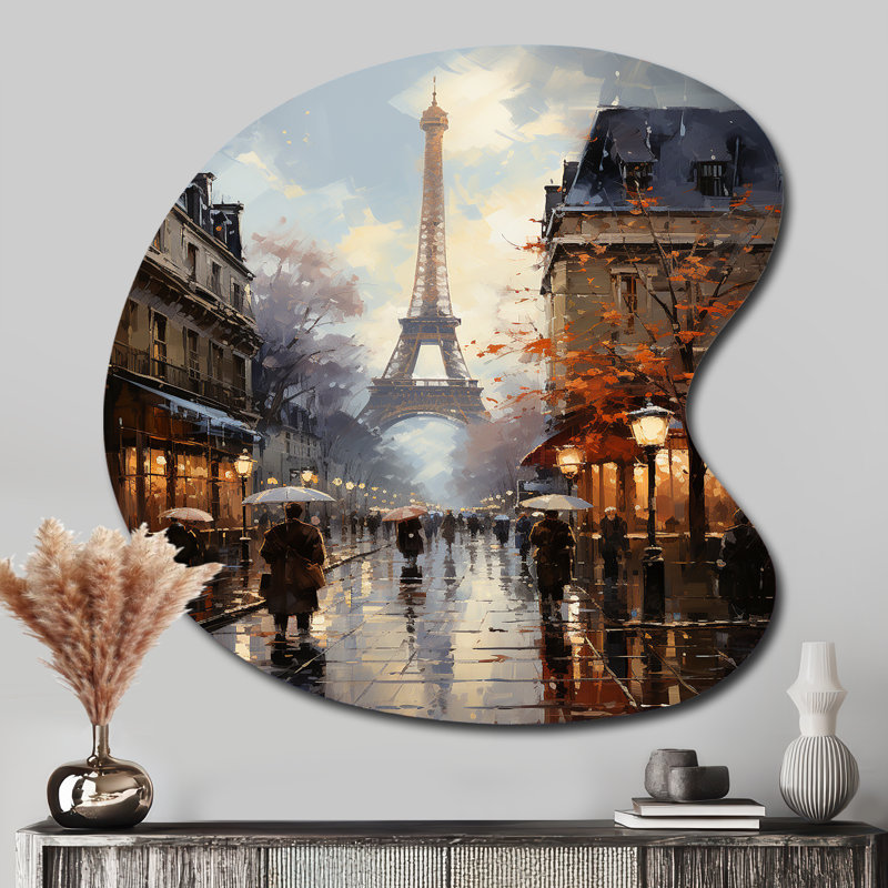 Décoration murale Eiffel en métal Garofalo - Paris, H 33 po x l 33 po
