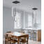 14" 3-ring Modern Led Dimmable Chandelier Black-130135638