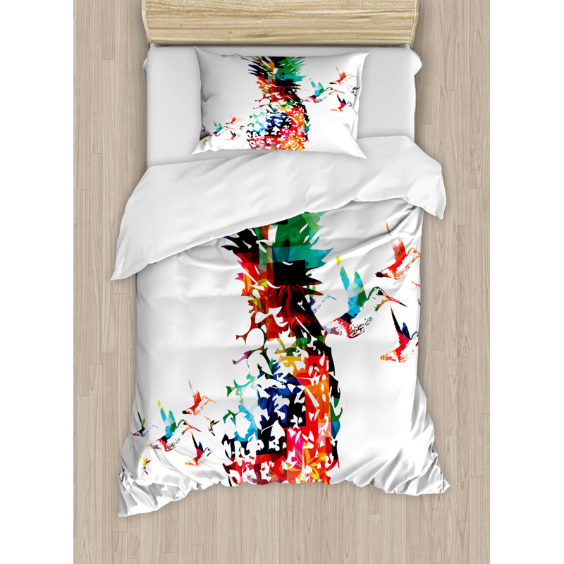 Pineapple Coastal Duvet Cover
