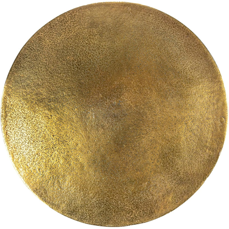 Table d'appoint en fonte avec ancre nautique