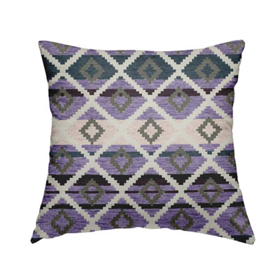 Geometric Square Cushion