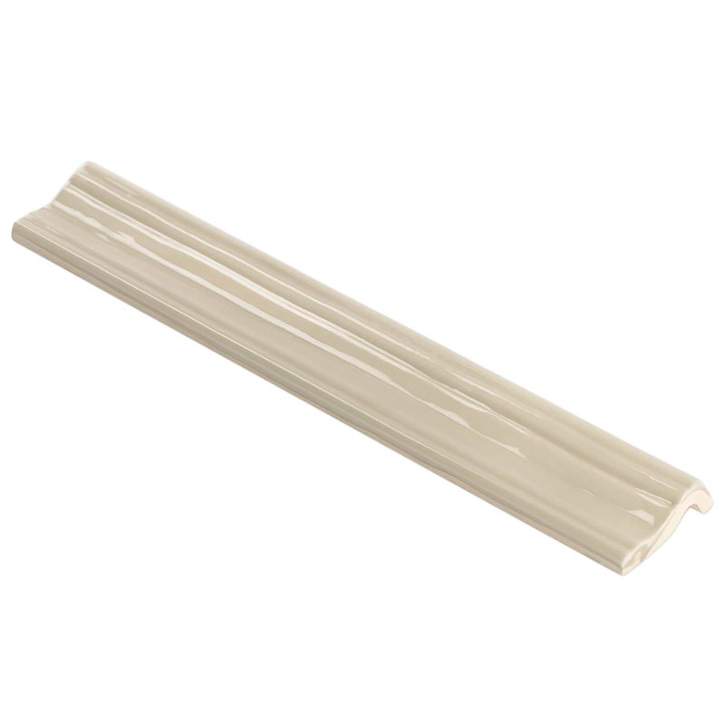 Manchester 2X12 Ceramic Chair Rail Liner, Beige