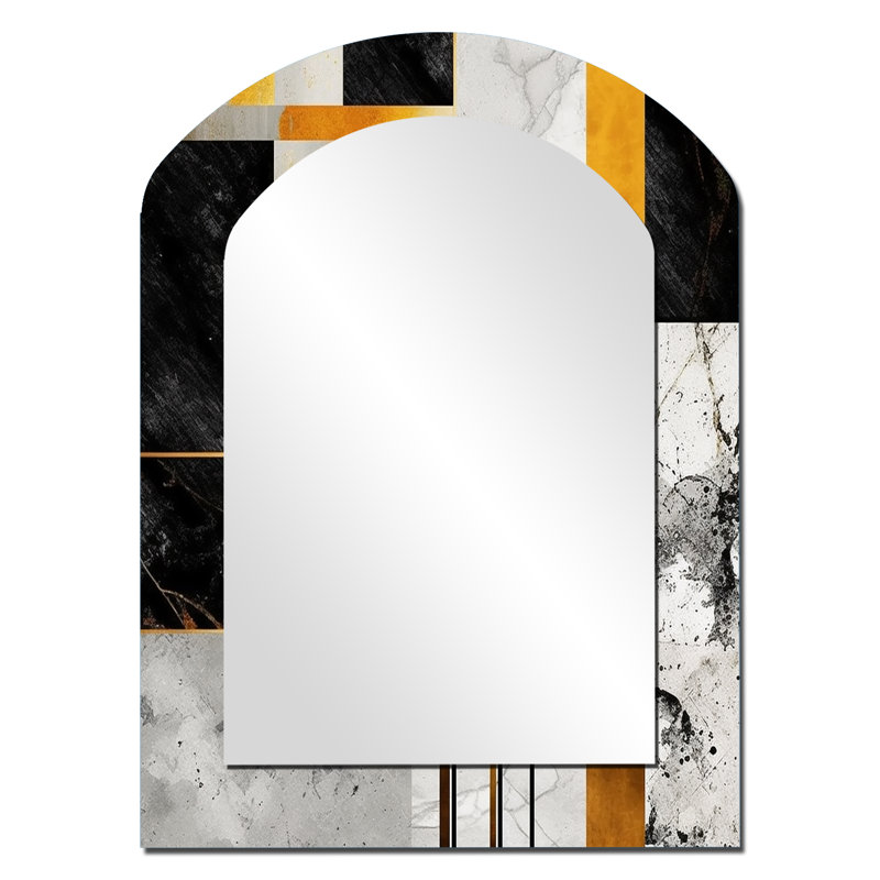 Lebow - Abstract Metal Mirror, 34" x 25"